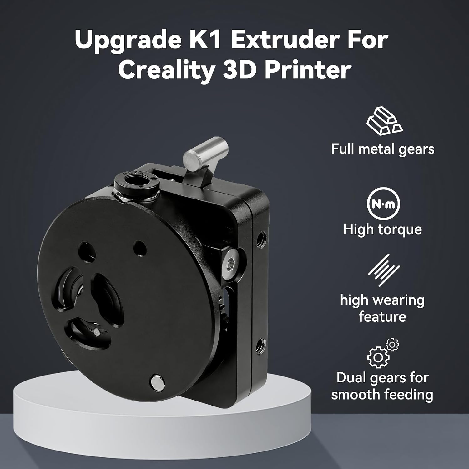 جهاز بثق K1/K1 Max/K1C/K1 SE،  - مراجعة Direct Drive Dual Gear Extruder High Speed وسعره