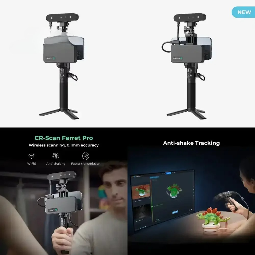 ماسح ضوئي ثلاثي الأبعاد احتراف - مراجعة Handheld 3D Scanner High Precision وسعره